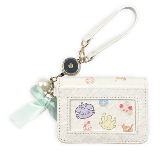 BNWT Japan Pokémon Pikachu Pichu Scorbunny Piplup wristlet Card wallet w reel - Picture 2 of 9